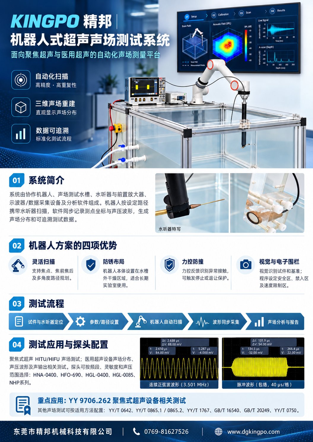 试验机 机器人超声声场测试系统完整宣传页