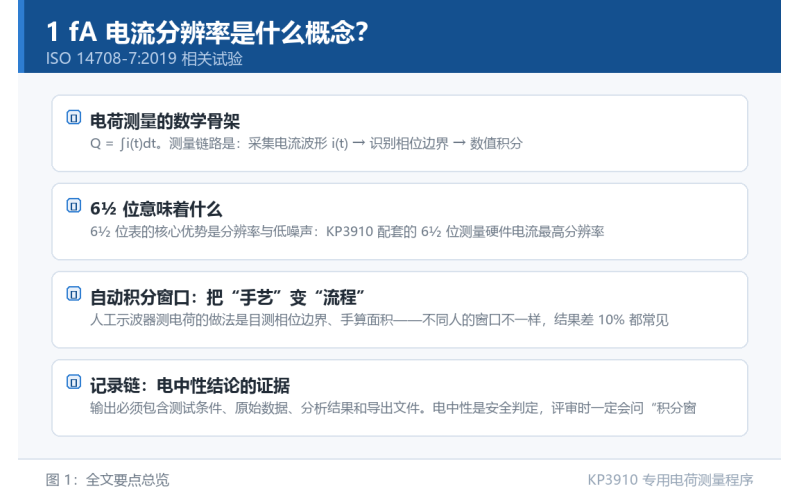 1 fA 电流分辨率是什么概念？电荷测量为什么要 6½ 位硬件